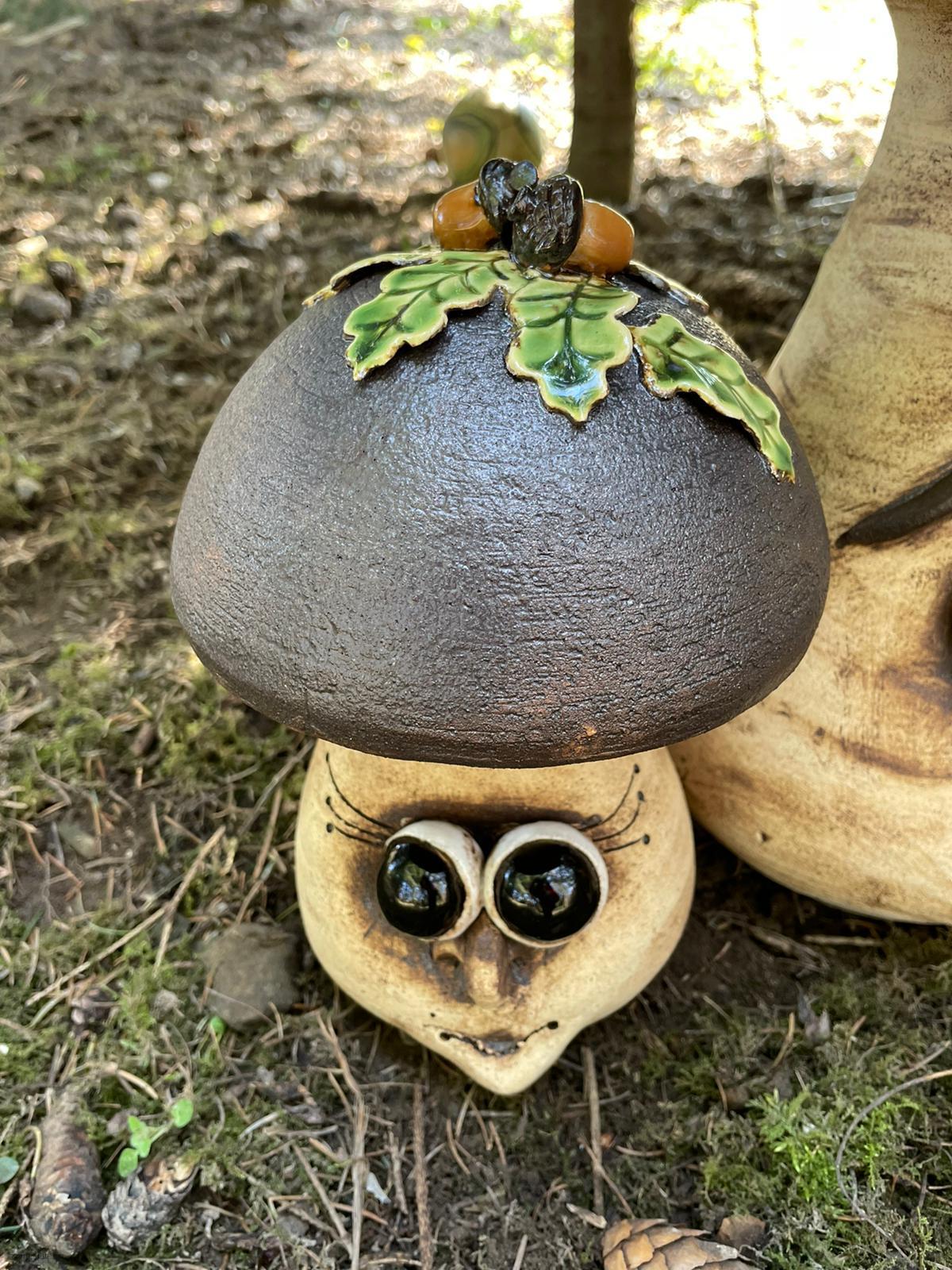 Hřib s barevnými duby 30 cm 