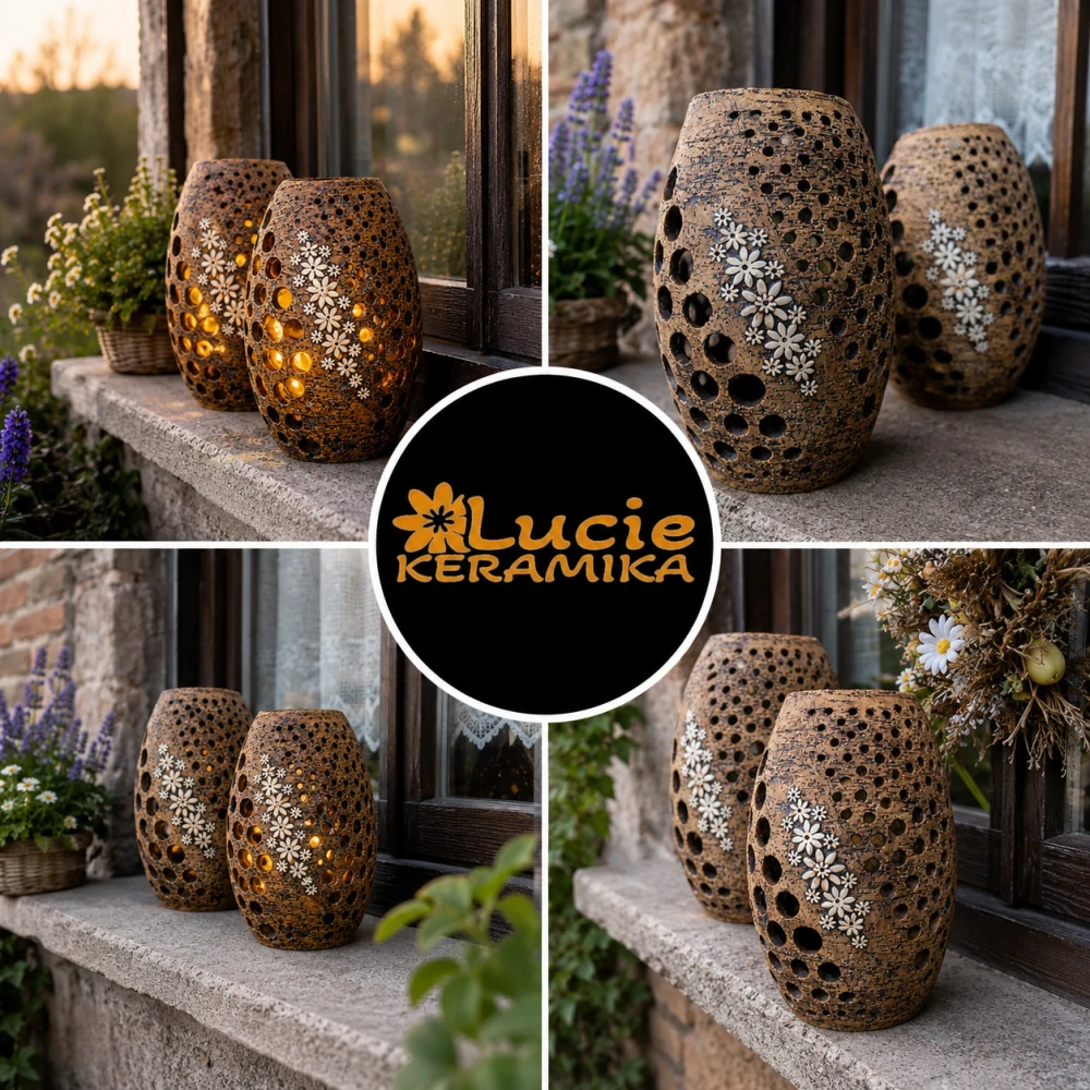 Lucerna 25 cm rozkvetlá