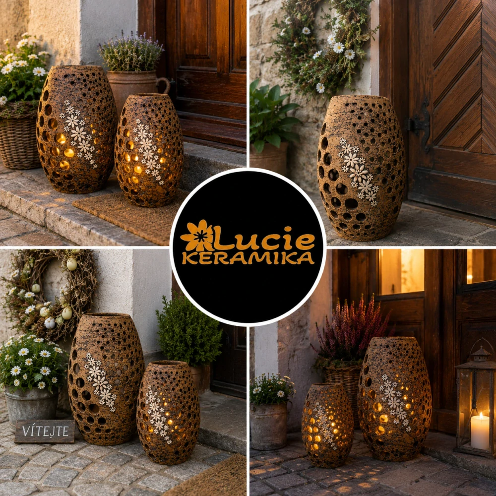 Lucerna 20 cm rozkvetlá