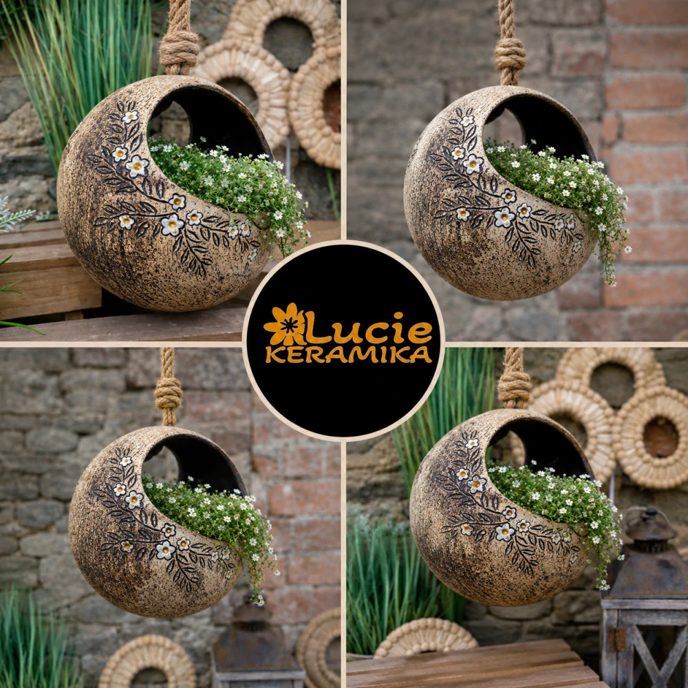 Závěsný obal ve tvaru lampionu 20 cm