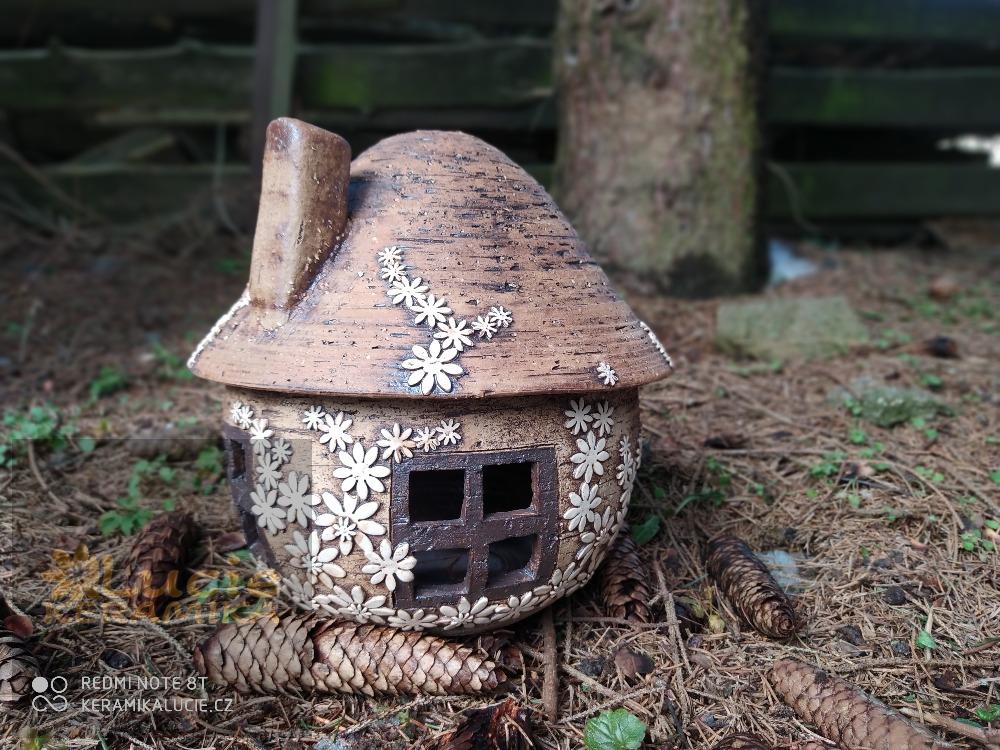 Domeček rozkvetlý  20 cm