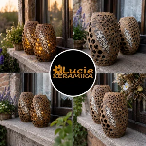 Lucerna 25 cm rozkvetlá 