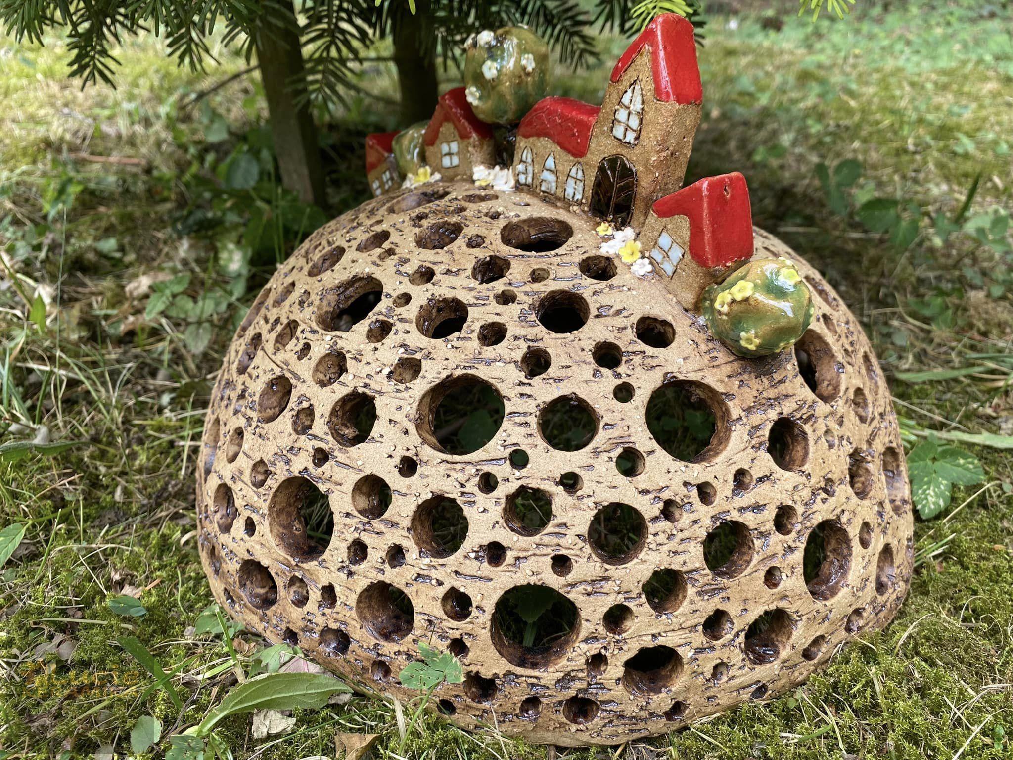 Kopeček s vesničkou 25 cm