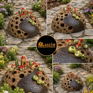 Kopeček s vesničkou 30 cm