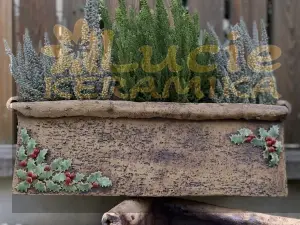 Truhlík 25 cm z hrubého šamotu